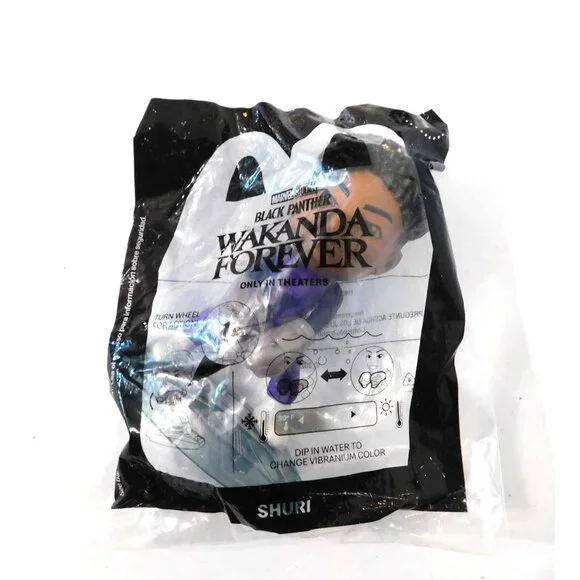 Marvel Black Panther Wakanda Forever Shuri McDonalds Happy Meal Toy 2022 Figure - Picture 1 of 3
